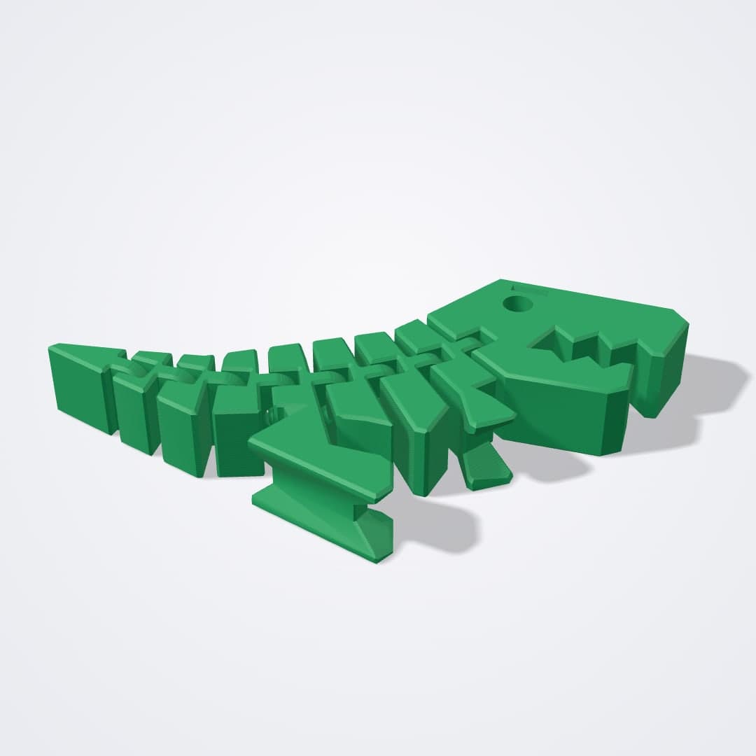 Dino Flexi articulado impreso en 3D
