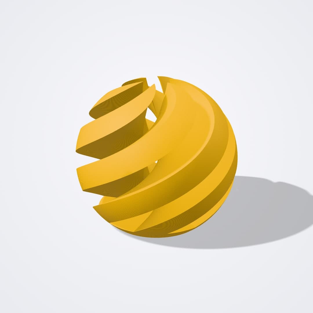 Esfera Espiral Navideña