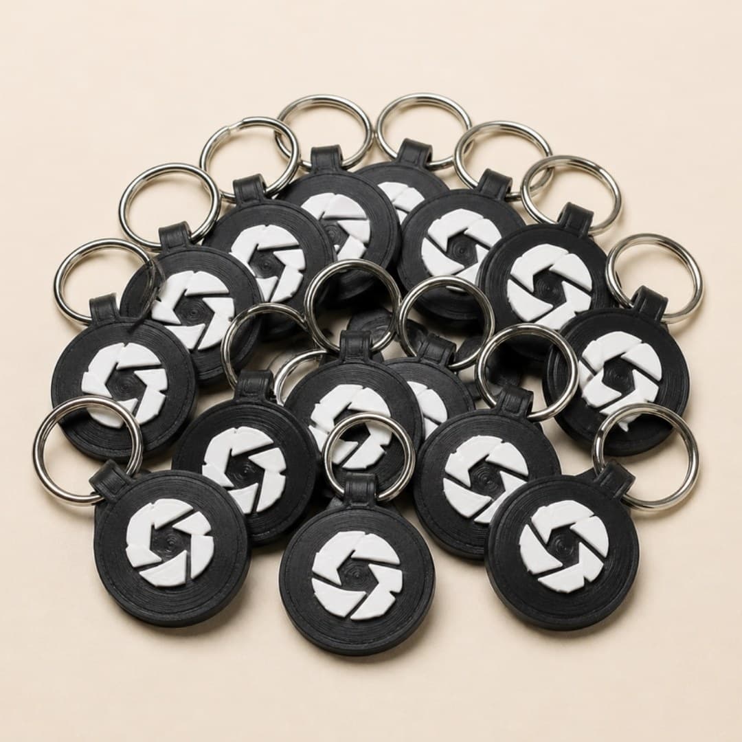 Llaveros con logo (x25)