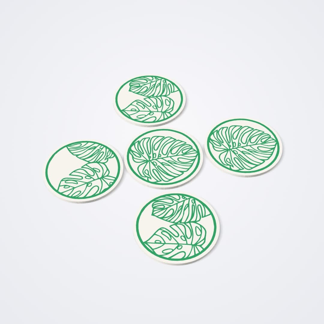 Posavasos Monstera x4