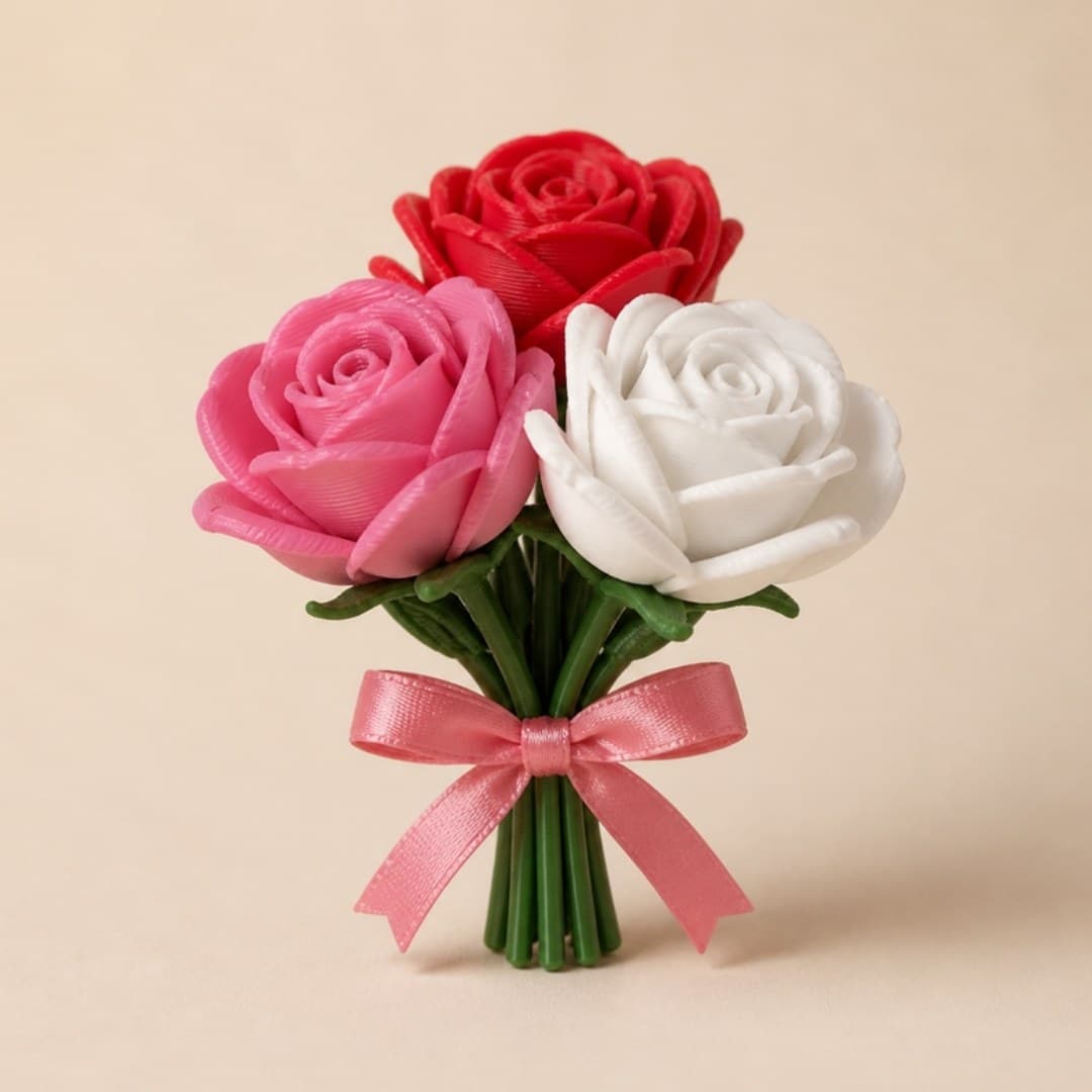 Ramo de rosas 3D